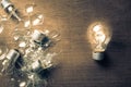 Success and Fail Light Bulbs
