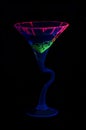Glowing Martini Glass