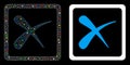 Flare Mesh Network Reject Icon with Flare Spots