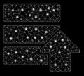 Flare Mesh 2D Upload Database with Flare Spots Royalty Free Stock Photo