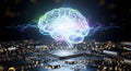 Artificial Intelligence Brain Computing Power Technology Concept Royalty Free Stock Photo