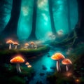 Glowing Mushrooms: Secrets of the Dark Forest