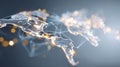 A Glowing Network of Global Connectivity Showcasing the Interconnected World Through Light and Data Visualization Royalty Free Stock Photo