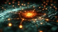 Digital Network Hub Royalty Free Stock Photo
