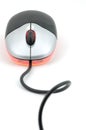 Glowing optical mouse Royalty Free Stock Photo