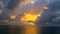 Glowing Orange Sunset, Caye Caulker, Belize