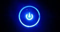 Glowing Power Button