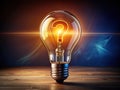A Glowing Question Mark Lightbulb Inspiring Curiosity and the Quest for Knowledge Through Illumination Royalty Free Stock Photo
