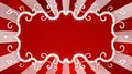 Glowing red banner Royalty Free Stock Photo