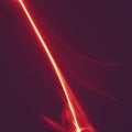 Glowing red curved lines over dark Abstract Background space universe. Illustration Royalty Free Stock Photo