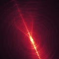 Glowing red curved lines over dark Abstract Background space universe. Illustration Royalty Free Stock Photo