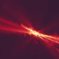 Glowing red curved lines over dark Abstract Background space universe. Illustration Royalty Free Stock Photo