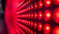 Glowing Red LED Technology Background Royalty Free Stock Photo