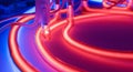 Glowing red neon light creative concept Royalty Free Stock Photo
