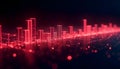 Neon Glowing Geometric Abstract Shapes