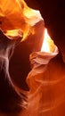 Slot Canyon Walls - Antelope Canyon , Northern Arizona Royalty Free Stock Photo