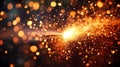 Glowing Sparks Burst Forth In A Fiery Display Royalty Free Stock Photo