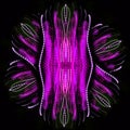 Glowing vertical lines, neon lights, abstract illuminated background, ultraviolet, spectrum vibrant colors, laser show a place for