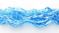 glowing pure water liquid wave background Royalty Free Stock Photo