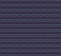 Glowing Wave Zigzag Stripe Geometric Vector Seamless Fashion Pattern Texture Illustration