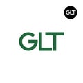 GLT Logo Letter Monogram Design Royalty Free Stock Photo