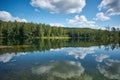 Glubelka  Lakes, Myadel District. Belarus Royalty Free Stock Photo