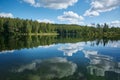 Glubelka  Lakes, Myadel District. Belarus Royalty Free Stock Photo