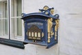 Glucksburg, Germany, historical postbox near gluecksburg castle