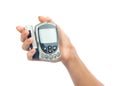 Glucometer for glucose level blood test