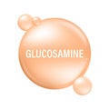 Glucosamine Molecule Representation