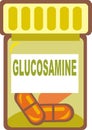 Glucosamine pills Royalty Free Stock Photo