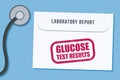 Glucose medical test results
