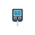 Glucose meter glucometer icon