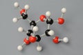 Glucose molecule model