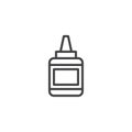 Glue bottle outline icon Royalty Free Stock Photo