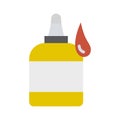 Glue, drop, bottle, stationery glue fully editable vector icon