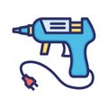 Glue gun, glue, gun, tool fully editable vector icon