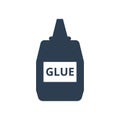 Glue icon on white background. Royalty Free Stock Photo