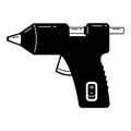 Glue pistol icon, simple style
