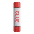 Glue stick icon, cartoon style