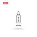 Glue stick icon vector isolated 3