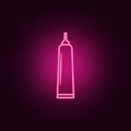 glue tube icon. Elements of Bottle in neon style icons. Simple icon for websites, web design, mobile app, info graphics Royalty Free Stock Photo