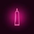 glue tube icon. Elements of Bottle in neon style icons. Simple icon for websites, web design, mobile app, info graphics Royalty Free Stock Photo