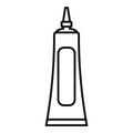 Glue tube icon, outline style