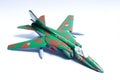 Glued toy - Russian plane Royalty Free Stock Photo