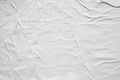 Glued white paper poster texture background Royalty Free Stock Photo