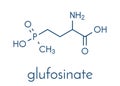 Glufosinate phosphinothricin nonselective herbicide molecule. Transgenic GMO crops have been created that are resistant to.