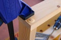 Gluing dowel joint