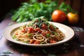 gluten-free ancient grain pasta with fresh tomato sauce