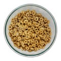 Gluten Free Cereal Loops in Bowl Royalty Free Stock Photo